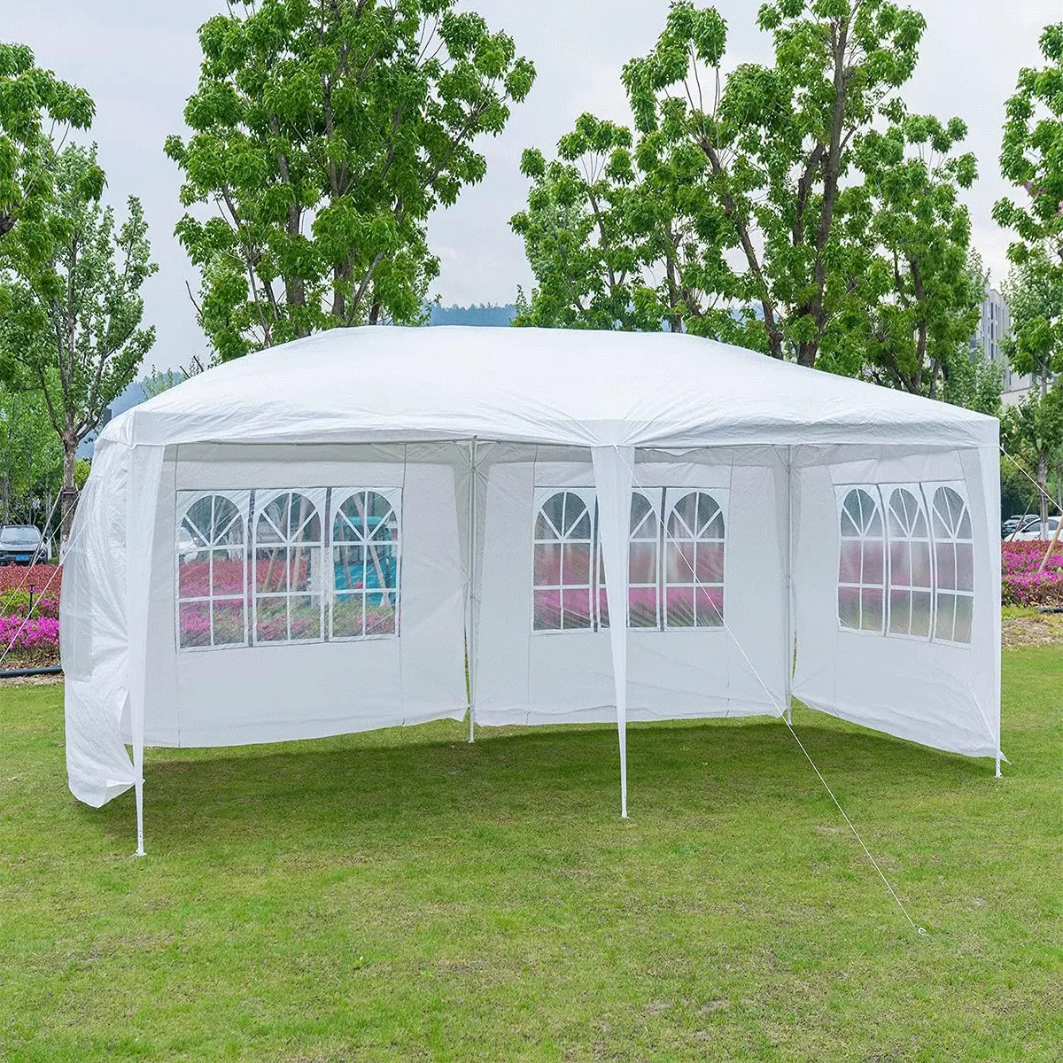 Grande tenda di GINLOE per gli eventi della festa di nozze tende a cupola per eventi di campeggio all'aperto tenda ad aria elastica impermeabile