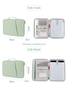 Housse de protection portable imperméable en polyester de 11/12 pouces, de style coréen, petite taille, design vertical, pour ordinateur portable - Product Image 2