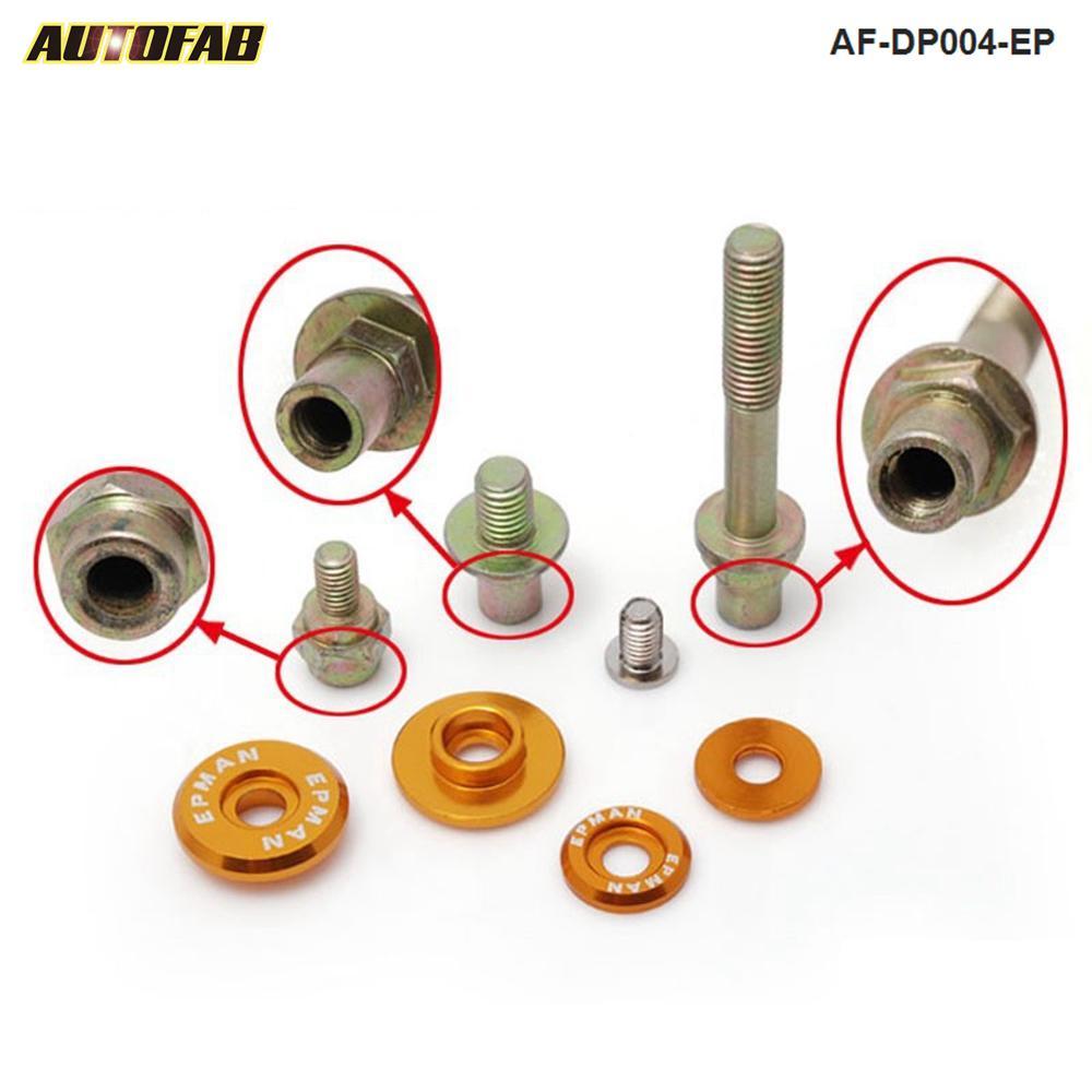 EPMAN RACING EVTEC cubierta de válvula arandelas tornillos Kit de hardware rojo para HONDA Civic ACURA Integra EP-DP004