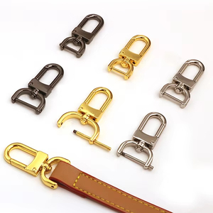 Lanière en métal de 16 mm, 20 mm, 25 mm, petit mousqueton <span class=keywords><strong>à</strong></span> clip, boucle <span class=keywords><strong>à</strong></span> <span class=keywords><strong>fermoir</strong></span>, <span class=keywords><strong>fermoir</strong></span> pivotant pour <span class=keywords><strong>sac</strong></span> avec vis détachables - Product Image 1