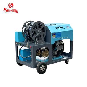 Nouvelle machine de nettoyage de canalisations à eau froide pour l'entretien routier, à moteur diesel, 26 CV, bicylindre, <span class=keywords><strong>pompe</strong></span> 200 bars 40 L/min - Product Image 3