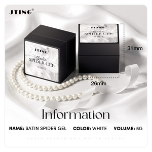 Jting Última Novedad Gel Araña Satinado 5g Súper Fuerte Efecto Seda Texturizado Gel para Dibujo de Líneas Tpo/Hema Free OEM Esmalte de Uñas en Gel - Product Image 3