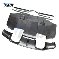 Diffuseur de pare-chocs arrière en fibre de carbone style V E92 E93 M3, kit carrosserie pour BMW M3 E92 E93 2009-2013