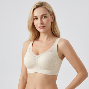 <span class=keywords><strong>Reggiseno</strong></span> Senza Ferretto in <span class=keywords><strong>Microfibra</strong></span> a Supporto Totale, Modella il Retro, per Seni Grandi e Curvi, Fornitura all'Ingrosso per Intimo - Product Image 1