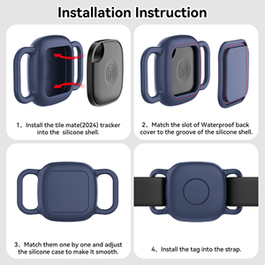 GPS Pet Locator, Smart Health Monitor <b>Tracking</b> Collar for Cats & Dogs, Anti-Lost Tracker with Electronic Fence - Product Image 4