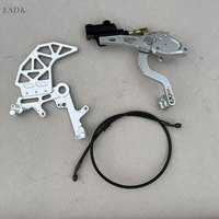 Repose-pieds et pédale de frein usinés CNC en aluminium anodisé 6061AL, pour usage en course, pour Surron Ultra Bee Motocross