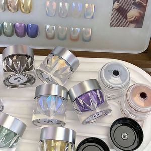 Ensemble de poudre à ongles Aurora Chrome 24 couleurs, paillettes miroir, paillettes de lune, pigment super brillant, poudre pour nail art DIY - Product Image 3