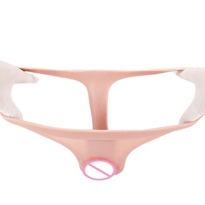 Culottes en silicone extensibles pour transgenres - Jouets sexuels adaptés aux travestis, culottes en silicone sexy, string pour homme adulte, masturbateur gay - Product Image 4