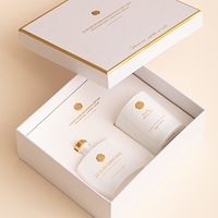 Coffret Cadeau d'Huiles Essentielles d'Aromathérapie, Parfum d'Ambiance Sans Fumée, Diffuseur à Bâtonnets en Cire de Soja et Bougies Parfumées pour Chambre