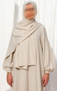 Ensemble de robe islamique musulmane arabe Khimar <span class=keywords><strong>Jilbab</strong></span> Abaya Khimaar musulman <span class=keywords><strong>2</strong></span> pièces pour femmes - Product Image 3
