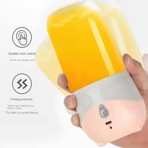 Mini Licuadora Portátil Recargable por USB, Mezcladora Doméstica para Jugos, Batidos y Smoothies, Extractor de Jugos para Exteriores - Product Image 4