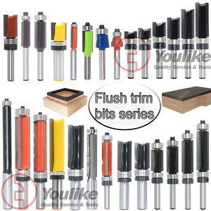 1/2 Shank 1/4 Radius Çift Kanallı Yuvarlak Saplı Tek Rulmanlı İki R Dışbükey Boncuklu Router Ucu Seti Kalıplama Ahşap İşleme Kesici - Product Image 6