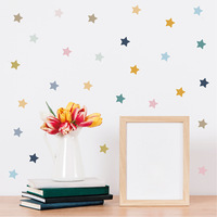 Stickers muraux pour chambre d'enfants Mix Star Stickers muraux décor à la maison chambre amovible étanche vinyle autocollants pour enfants
