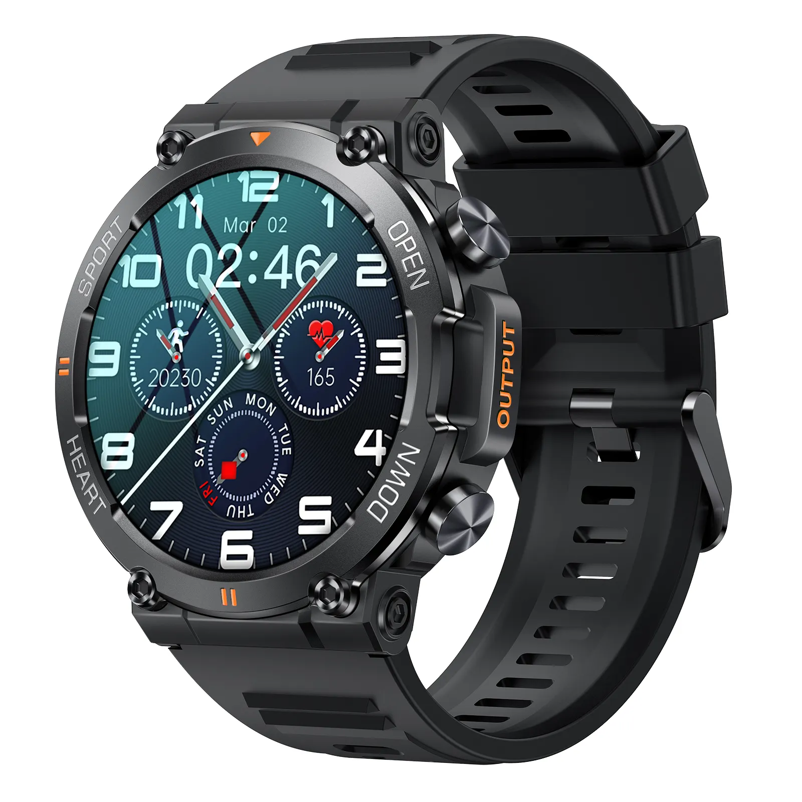 K56 Pro Sport anruf Smart Watch Schritt zählung Bluts auer stoff Blutdruck Herzfrequenz überwachung Bt Call Dafit App Smartwatch