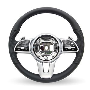 Volante de Cuero Completo para Automóvil, para Mercedes Benz <span class=keywords><strong>Amg</strong></span> W203 W211 Cla <span class=keywords><strong>45</strong></span> S Clase V, Venta al por Mayor - Product Image 3
