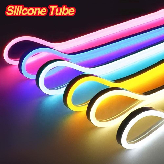 Hot Sale 12v Smd2835 Flexible Led Neon Flex Lights for Indoor Billboard Home Bedroom Cabinet Decoration
