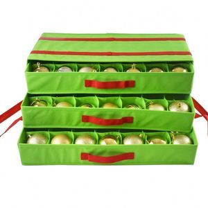 Stoccaggio pieghevole degli organizzatori di immagazzinaggio dell'ornamento di natale di vendita calda utilizzato per riporre le <span class=keywords><strong>cose</strong></span> - Product Image 4