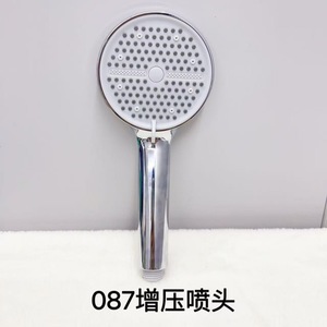 หัวฝักบัวแรงดันสูงทรงกลม 10 ซม. หัวฝักบัวแบบพกพาทนทาน - Product Image 4