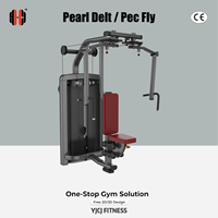 Machine de musculation professionnelle personnalisée et réglable pour l'entraînement du dos, des deltoides et des pectoraux, à charge sélective par poulie, certifiée CE