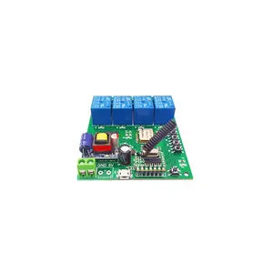 Taidacent dc5v/7-32v/AC85-220V 4 vias app ewelink wifi controle remoto elétrico interruptor de relé, motor para frente, relé de controle reverso