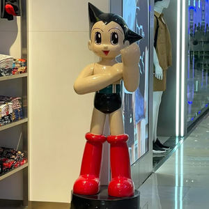 Sculpture en fibre <span class=keywords><strong>de</strong></span> verre <span class=keywords><strong>de</strong></span> grande taille personnalisée pour l'extérieur, figurine d'<span class=keywords><strong>action</strong></span> d'anime japonais, statue en résine Astro Boy en fibre <span class=keywords><strong>de</strong></span> verre - Product Image 6