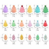 Figurines de Noël miniatures en résine phosphorescentes en gros, décorations de Noël miniatures et ornements de micro-paysages