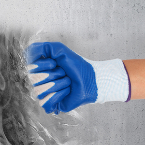 Gants de sécurité flexibles et respirants en polyester avec revêtement en nitrile - Product Image 2