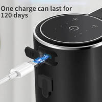 Distributeur de savon automatique HLK rechargeable en ABS Distributeur de mousse liquide sans contact pour les mains Machine pour les salles de bains d'hôtel