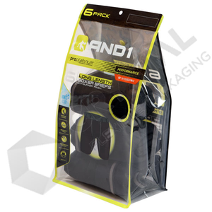 Flat Bottom Garment <b>Pouches</b> eco friendly <b>laminated</b> garment packing <b>pouches</b> for packaging solutions - Product Image 2