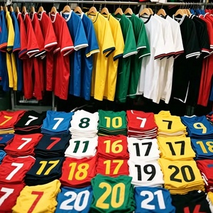 2026 Dünya Hızlı Kuruyan Futbol Forması Nefes Alabilen Kısa Kollu Yetişkin Polyester Takım Kupası Spor Giyim Tişörtü Futbol Formaları - Product Image 3