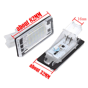2pcs LED Giấy phép số tấm ánh sáng đèn cho Renault Scenic 2 3 Fluence captur espace 4 Grand modus Zoe BFM Laguna thể thao TOURER - Product Image 4