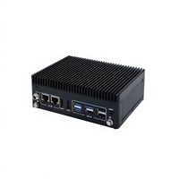 Mini PC industriel GM-101-J6412, ordinateur embarqué tout-en-un sans ventilateur, faible consommation d'énergie, résistant à la poussière et aux chocs