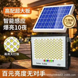 Lámpara Solar de Exterior, Reflector LED IP67 de 12V, Cuerpo de Aluminio, Control Remoto, Montaje en Superficie - Product Image 2