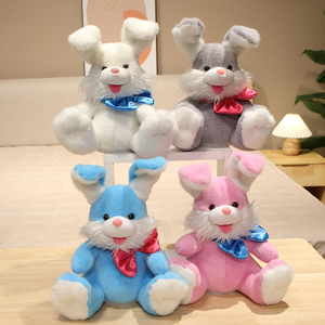 Conejito de Peluche Animado Interactivo, Juguete de Peluche Suave con Función de Esconde-Esconde, Canta con Orejas Móviles, Regalo de Pascua - Product Image 6