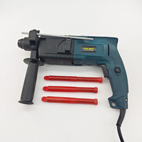 Marteau perforateur rotatif électrique professionnel TOLHIT de qualité industrielle, à vitesse variable, pour béton, avec mandrin rapide, 110 V