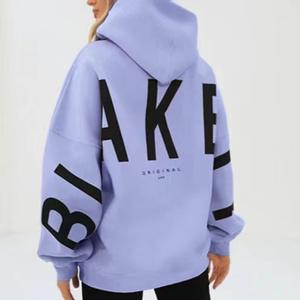 2025 Huamian Sweat à capuche unisexe transfrontalier Europe-Amérique, imprimé grandes lettres, mode automne - Product Image 6