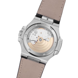 Reloj Automático de Primera Calidad para Hombre, Correa de Cuero de Cocodrilo Negro, Marcadores Luminosos, Función de Fecha, Estilo Deportivo de Lujo - Product Image 5