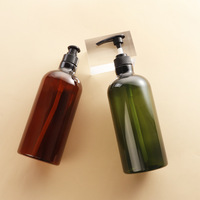 Flacon cosmétique PET de luxe personnalisé en couleur pour shampoing, crème pour le visage, masque facial et poudre libre - Emballage vide 750/500/1000ml