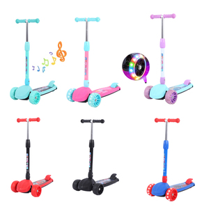 Patinete plegable portátil <span class=keywords><strong>monopatin</strong></span> de 3 ruedas scooter para  niños con luz en yiwu led y música 2022 - Product Image 1
