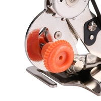 Pied presseur plisseur Singer Brother à tige basse pour machine à coudre, pour froncer, plisser et faire des volants, en métal durable, argenté, haute qualité