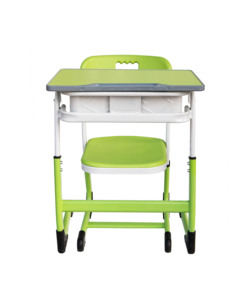 Chaise de bureau scolaire en métal à prix compétitif avec table intégrée pour enfants, design minimaliste Juxue JX-01 - Product Image 2