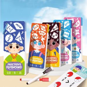 Tarjetas <span class=keywords><strong>de</strong></span> Matemáticas Reutilizables <span class=keywords><strong>de</strong></span> Borrado en Seco para Sumas, Restas, Multiplicaciones y Divisiones para Niños <span class=keywords><strong>de</strong></span> 0 a 12 Años, 2.º, 3.º y <span class=keywords><strong>4</strong></span>.º Grado - Product Image 1