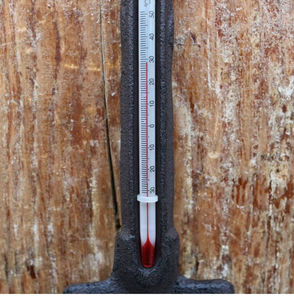 Râteau en fonte pour jardin Outils de jardinage décoration thermomètre d'extérieur rustique montage mural pour pièces décoratives de jardin Vente en gros - Product Image 5