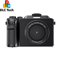 Cámara Digital para Vlogging DLC X9-8K, 8K 80MP, Lente Dual, Zoom 18X, WiFi, con Luz de Relleno para Amantes de la Fotografía