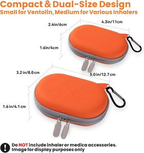 Fabricants personnalisés d'entretoise d'inhalateur médical pour l'asthme mallette à outils EVA sac d'inhalateur pour la médecine humaine - Product Image 4