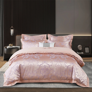 European Luxury Satin Jacquard Duvet Cover 100 Cotton <b>Bedding</b> Set Washable Home Use 200X230cm 220x240cm - Product Image 5