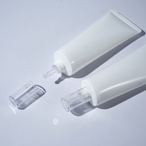 Tubo Contagocce in Plastica Acrilica 10ml 15ml 20ml 30ml, Confezione Cosmetica, Flacone Spremibile, Tubo per Crema Occhi - Product Image 3