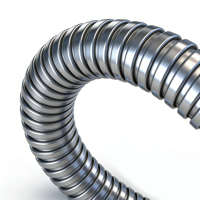 Tuyau flexible en acier inoxydable OEM 316 SS201/SS304 avec diamètre intérieur de 6 mm et diamètre extérieur de 8 mm, conduit métallique flexible, tuyau galvanisé