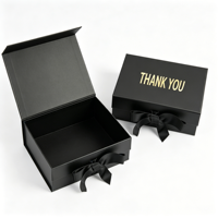 Boîte à extensions de cheveux magnétique pliable de qualité supérieure, logo personnalisé imprimé, emballage de luxe en carton rigide pour perruques, boîte cadeau pour mèches de cheveux