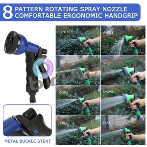 Multi-Functional Garden Magic Hose 3x Telescopic High-Pressure Water Gun for Car Wash High Quality Reel <b>Outdoor</b> Use - Product Image 3